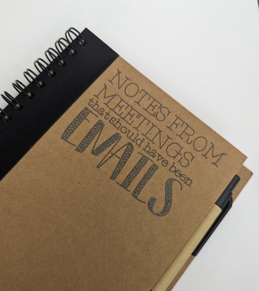 Meetings That Should Have Been Emails Funny Notebook