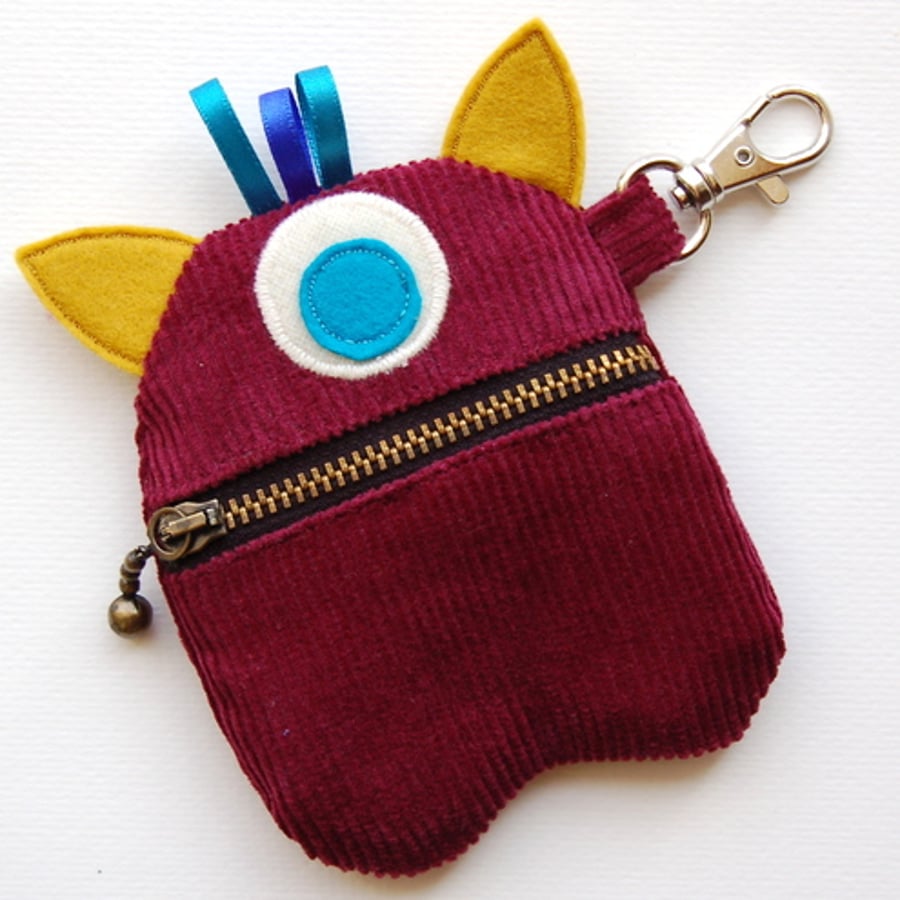 Image of Maroon Monster Purse