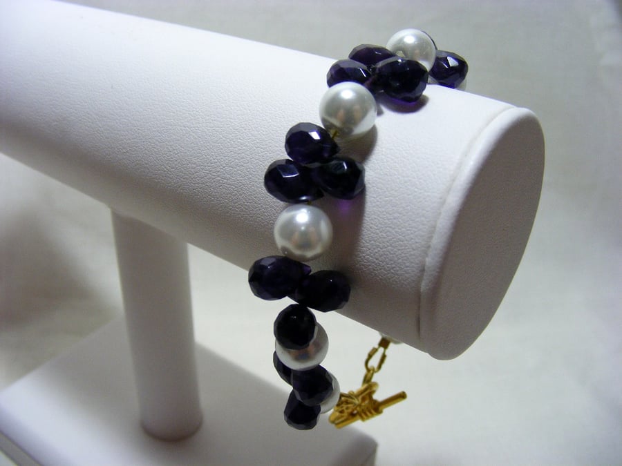 Amethyst Gemstone Bracelet