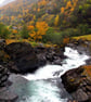 Waterfall Flamsdalen Valley Flam Norway Photograph Print - Image 1