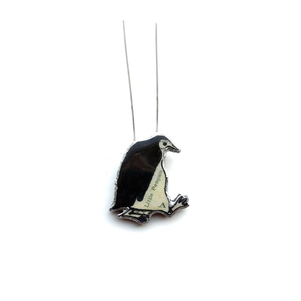 Little Whimsical Penguin Necklace by EllyMental