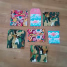 Handmade fabric purses and wallets 