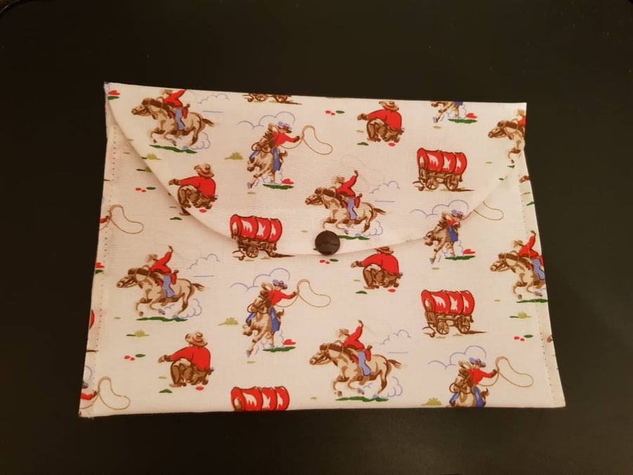 Snack sandwich bag in Cath Kidston Cowboy fabric