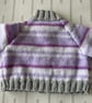 Striped cardigan for a newborn baby - Image 5