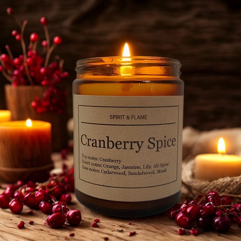 Cranberry Spice Soya Candle 150g