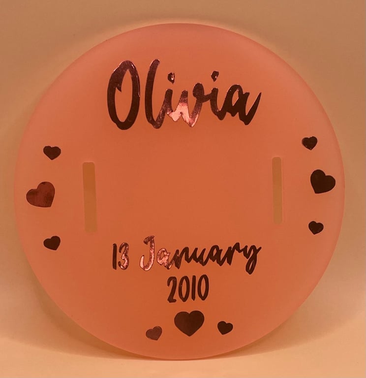 Baby birth bracelet holder