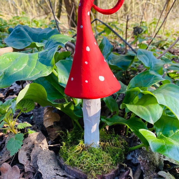 Fairy Wooden Mushroom Slice