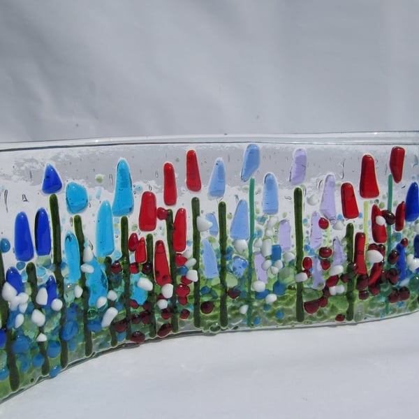 Meadow Fused Glass Wave