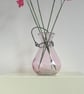  Pink felt Flowers - Image 2