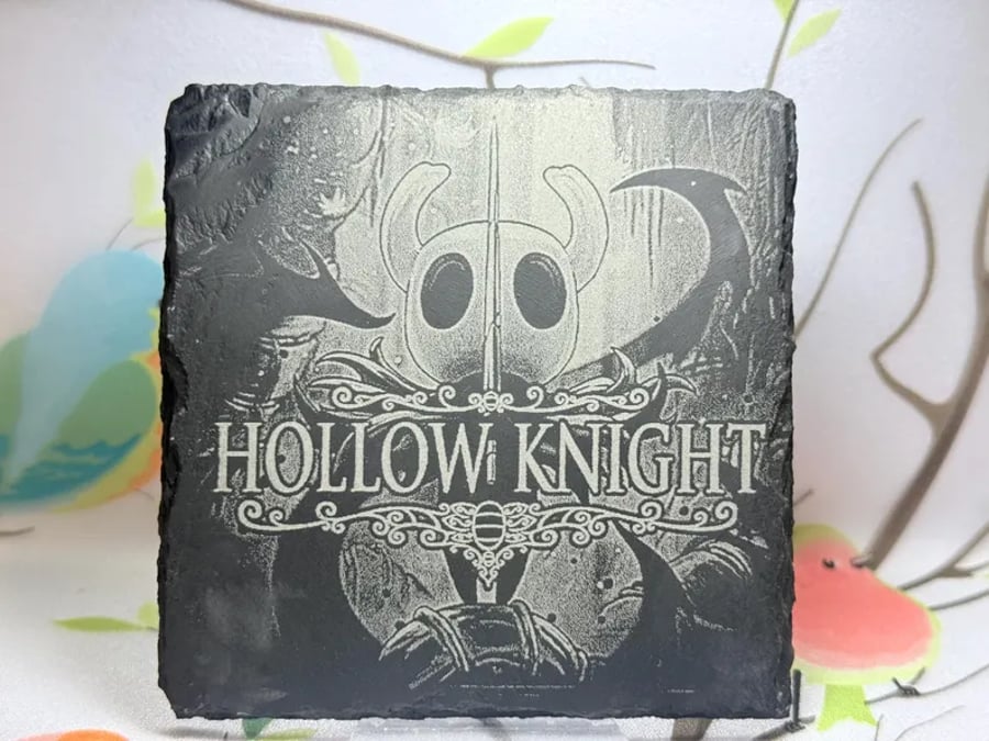 Hollow Knight Silksong Laser Etched Coaster