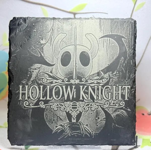 Hollow Knight Silksong Laser Etched Coaster