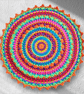 colourful crochet mandala doily - Image 3