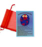 Red and Blue Marbled Emotional Support Owl Worry Stone Keepsake - Image 8