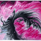 "Hypnotic Splendour" Original Handmade Abstract Acrylic Painting