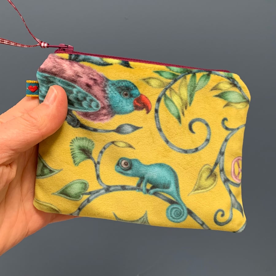 Emma J Shipley velvet coin purse