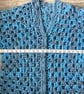 Two tone Blue hexi cardigan - Image 3