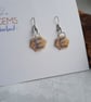Letter E Beadwork Earrings - Image 2