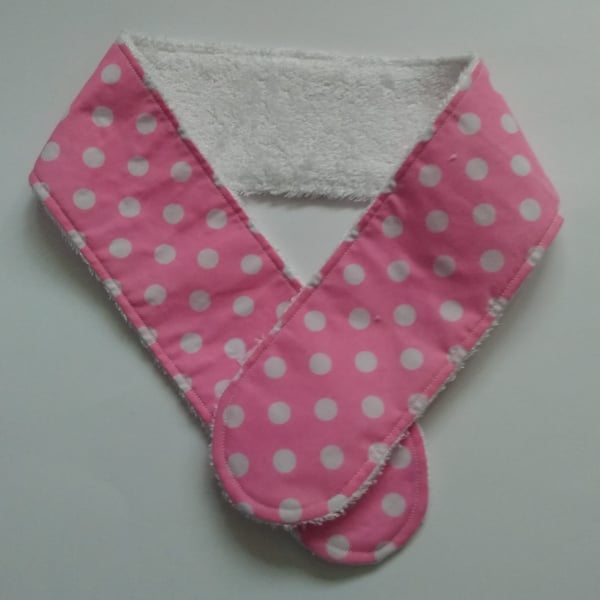 Bamboo Beauty Spa Headband with Pink and White spots design 