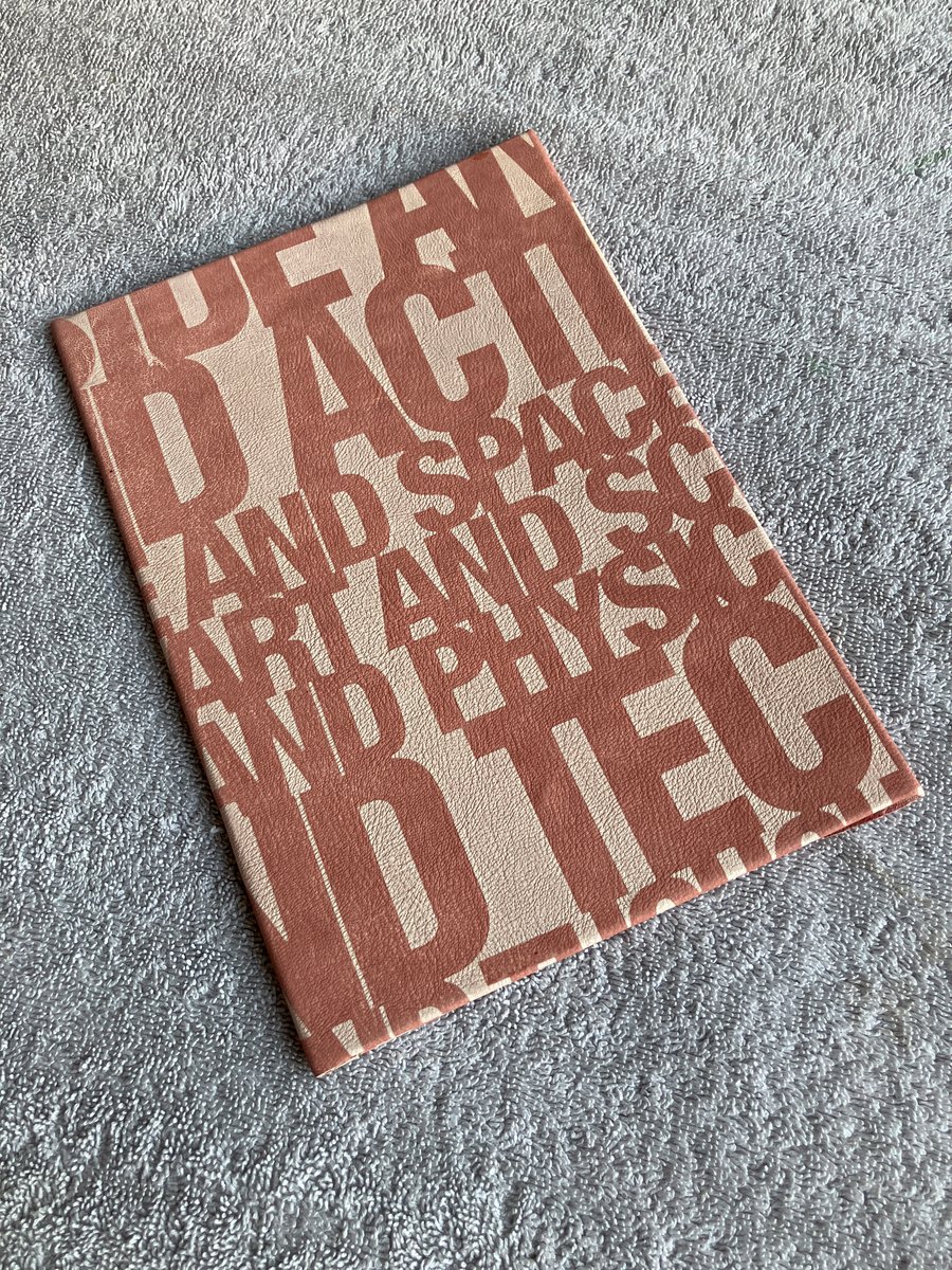 B5:  Written Word 2 shades Pink Leatherbound lined Notebook - FREE SHIPPING