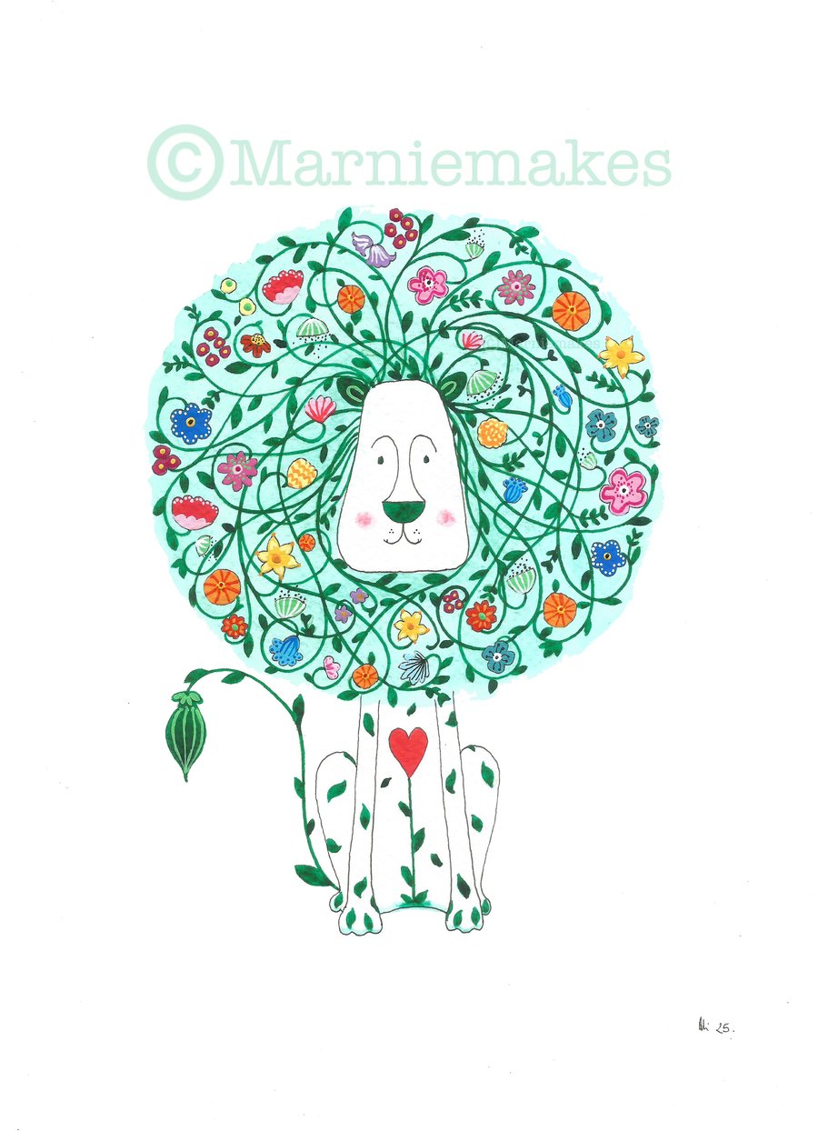 Blooming Lovely - A5 Giclee Print