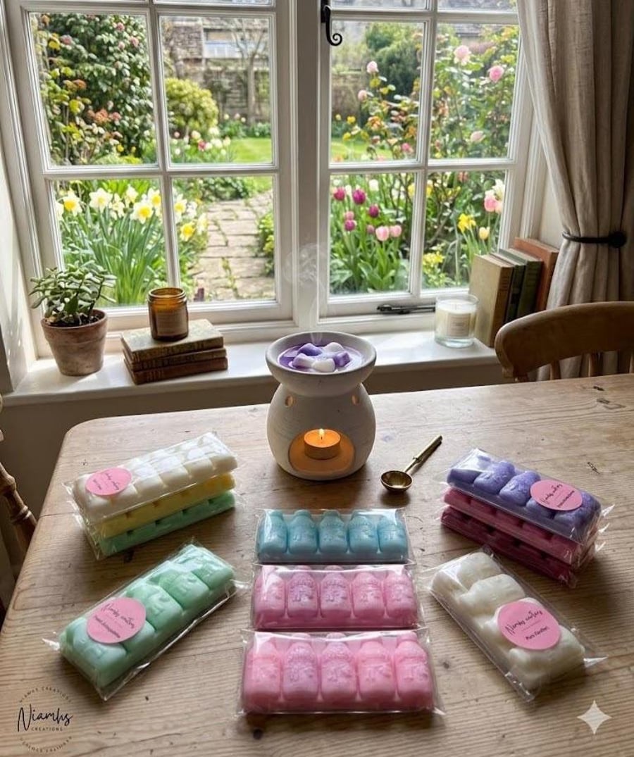 Laundry Scented Snapbar Wax Melts, Highly Scented, Handmade, Vegan, UK Made