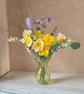 Daffodil & Iris forever bouquet in vase