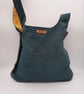 Medium reversible yellow and green knot bag.  - Image 5