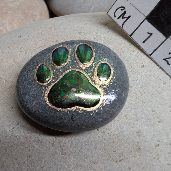 Paw Print Stone