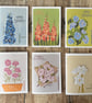 Set of Twelve Birth Flower Cards, Sticker Sheet, Birthday Cards - Image 4
