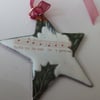 Enamelled Copper Star - Sydd yn dyfod yn y gwyliau