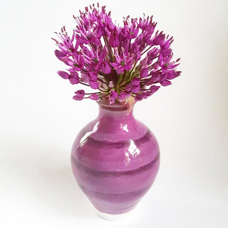 Miniature Purple Vase 