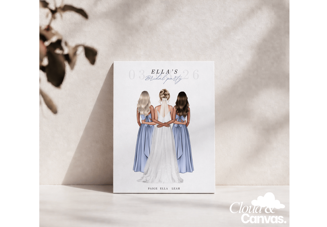 Custom Bridal Party Print