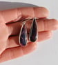 Berry bowlerite drop earrings - Image 2