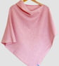 Poncho merino lambswool pink haze  - Image 1