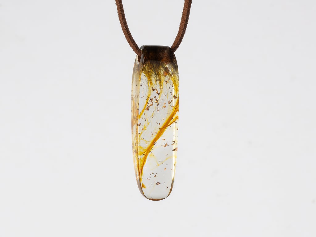 Resin Pendant Necklace