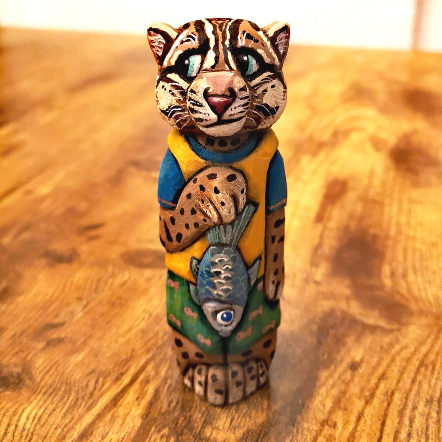 RESERVED FOR LORETTA - Finn the Fishing cat