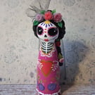 Dias de los muertos, Day of The Dead, Catrina peg doll