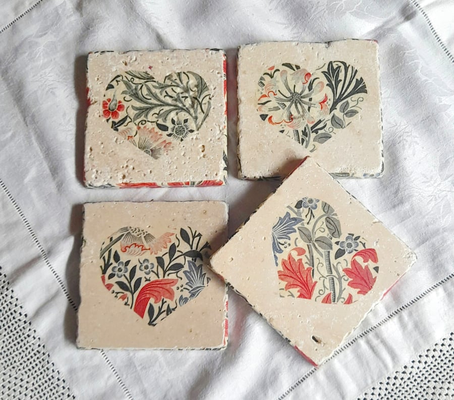 William Morris Stone Coasters