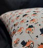 handmade fox themed Cushion - Image 4