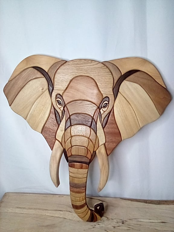 Elephant wall plaque available to order