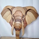 Elephant wall plaque