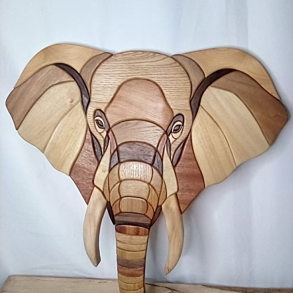 Elephant wall plaque