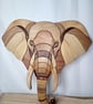 Elephant wall plaque