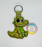 Embroidered Croc Keyring design  - Image 1