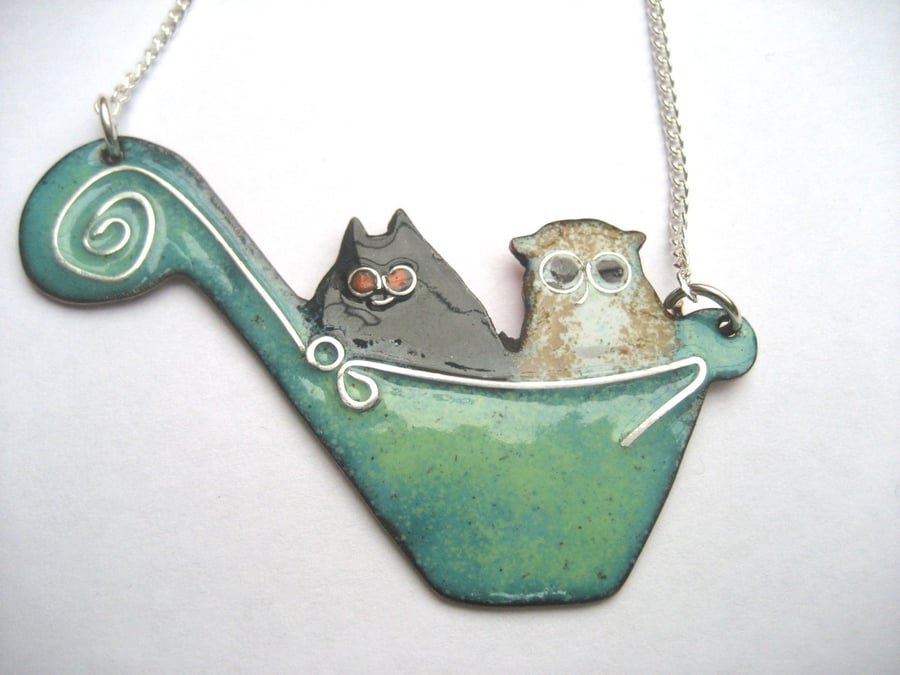 The Owl and the Pussycat necklace