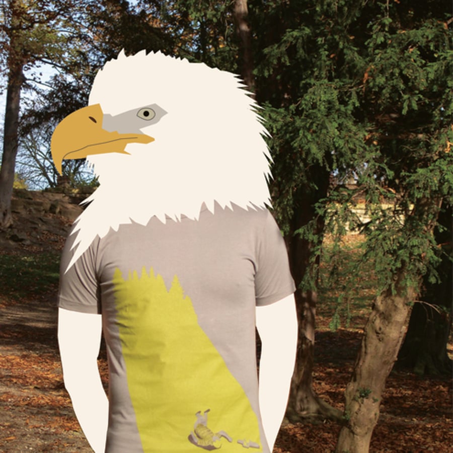 Image of Subversive mens medium slim fit jersey T-shirt - The Trees are Silent