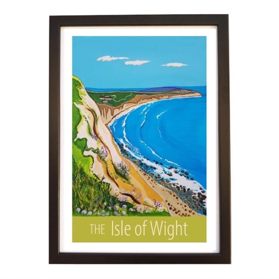 Isle of Wight - black frame