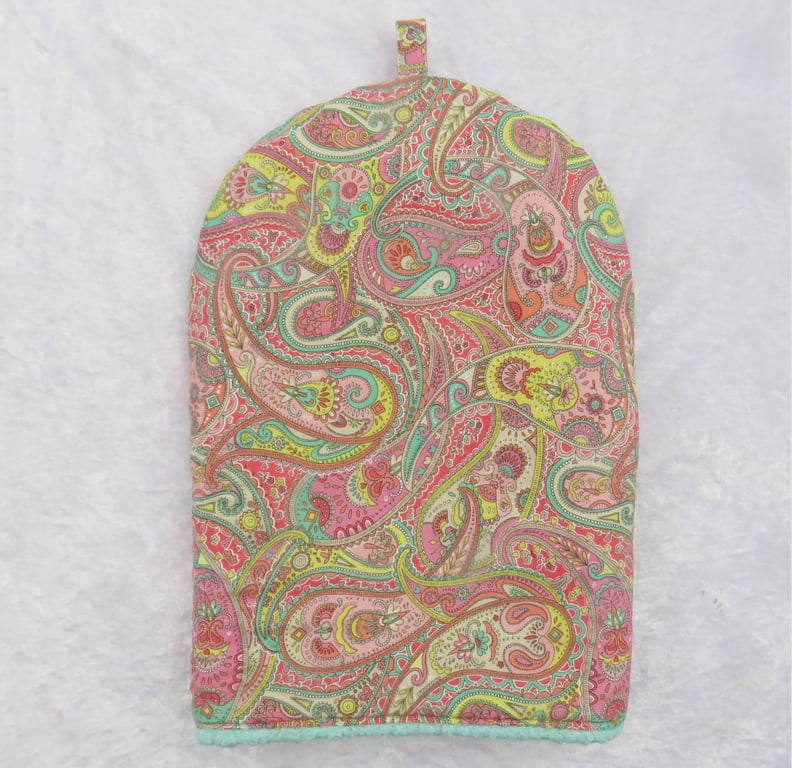 Cafetiere cover, Liberty cotton, to fit a 2-4 cup cafetiere, paisley