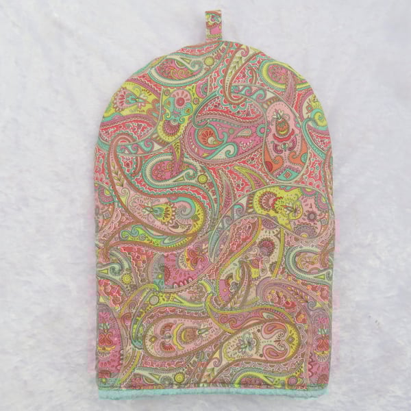 Cafetiere cover, Liberty cotton, to fit a 2-4 cup cafetiere, paisley