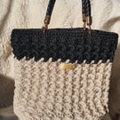 Hand crafted crochet handbag 